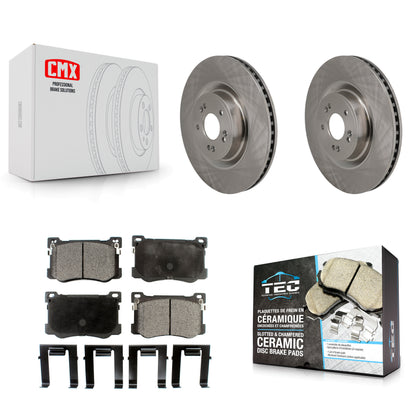 Disc Rotors and Ceramic Brake Pads Kit-K8T-105793