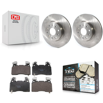 Disc Rotors and Ceramic Brake Pads Kit-K8T-105795
