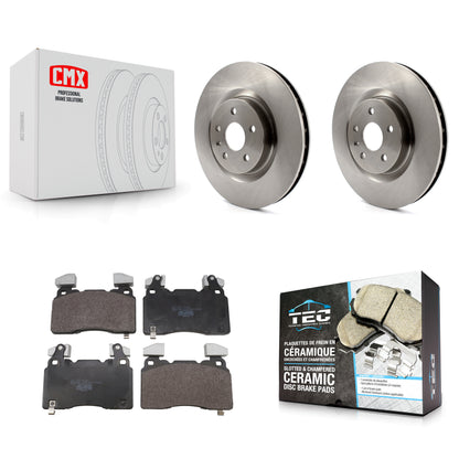 Disc Rotors and Ceramic Brake Pads Kit-K8T-105804