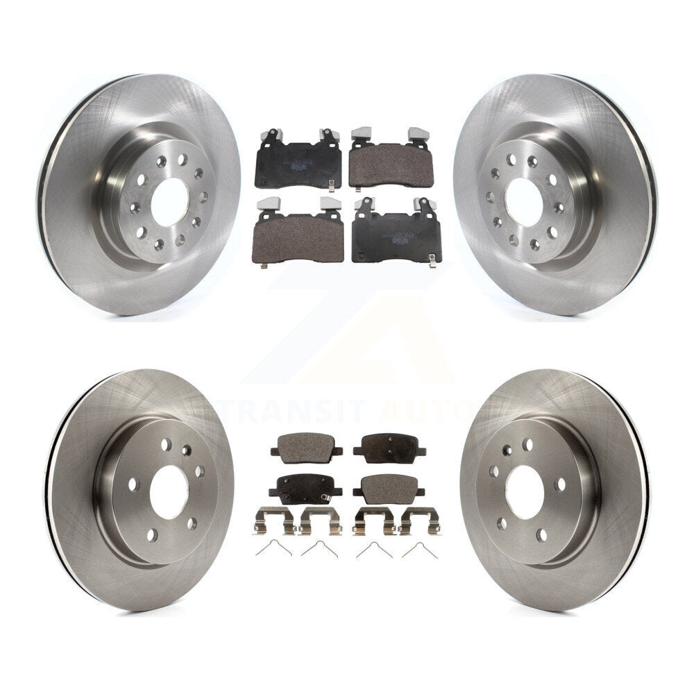 Disc Rotors and Ceramic Brake Pads Kit-K8T-105845