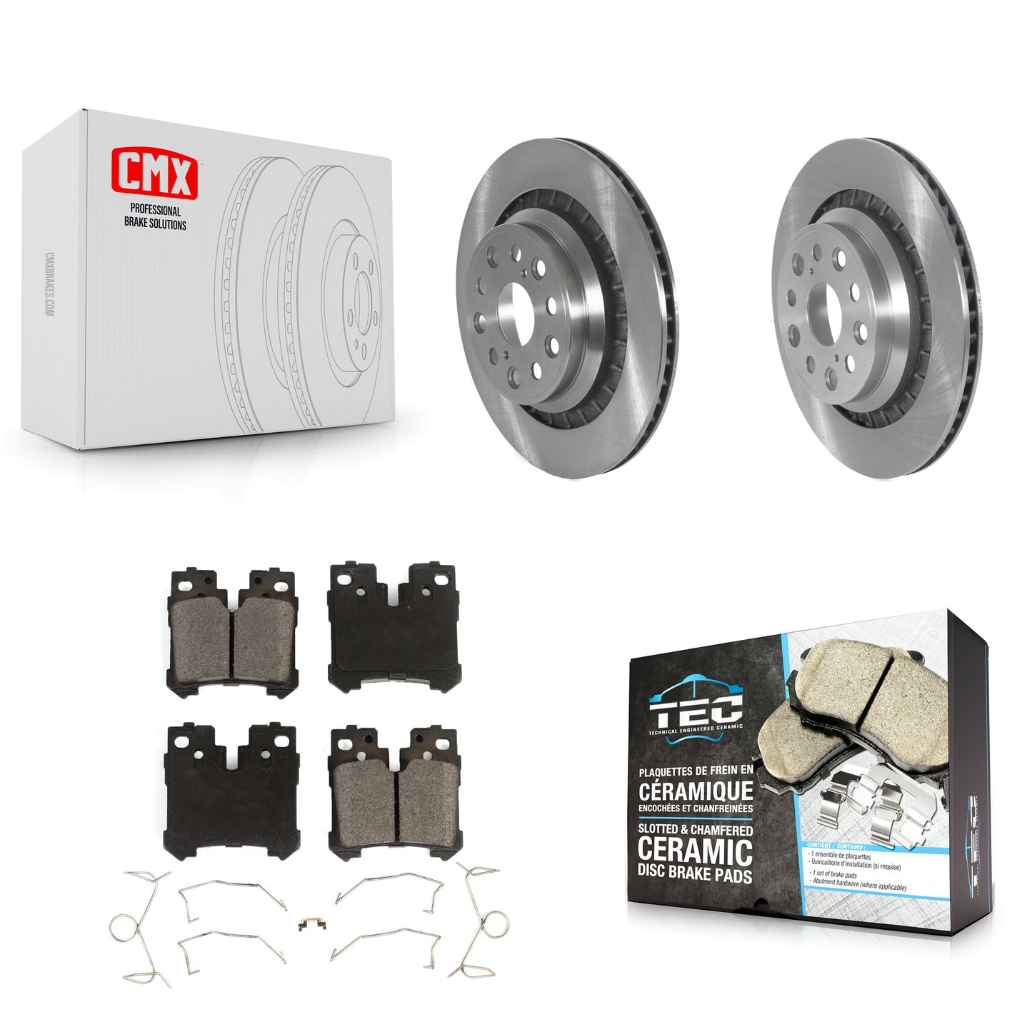 Disc Rotors and Ceramic Brake Pads Kit-K8T-105868 Kit.bestparts.ca