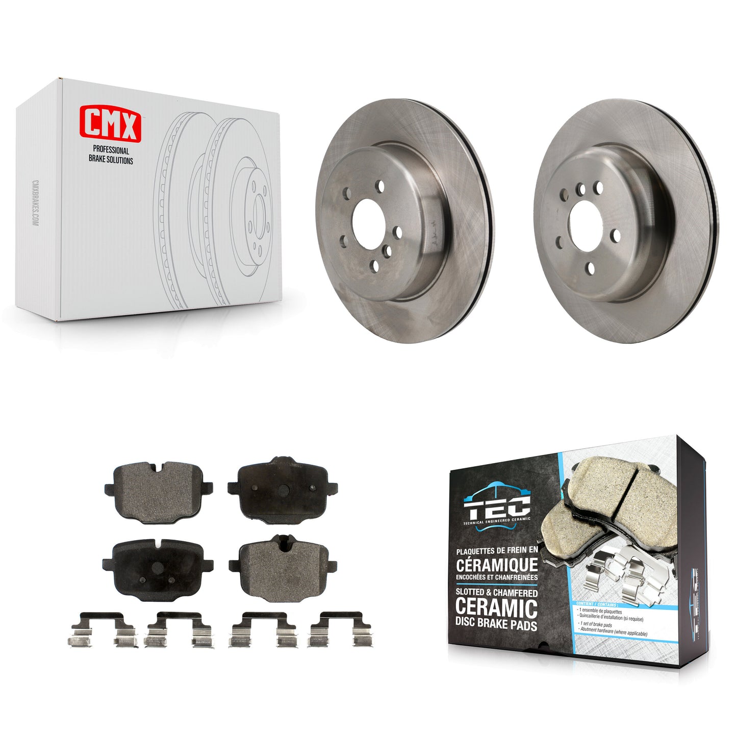 Disc Rotors and Ceramic Brake Pads Kit-K8T-105869 Kit.bestparts.ca