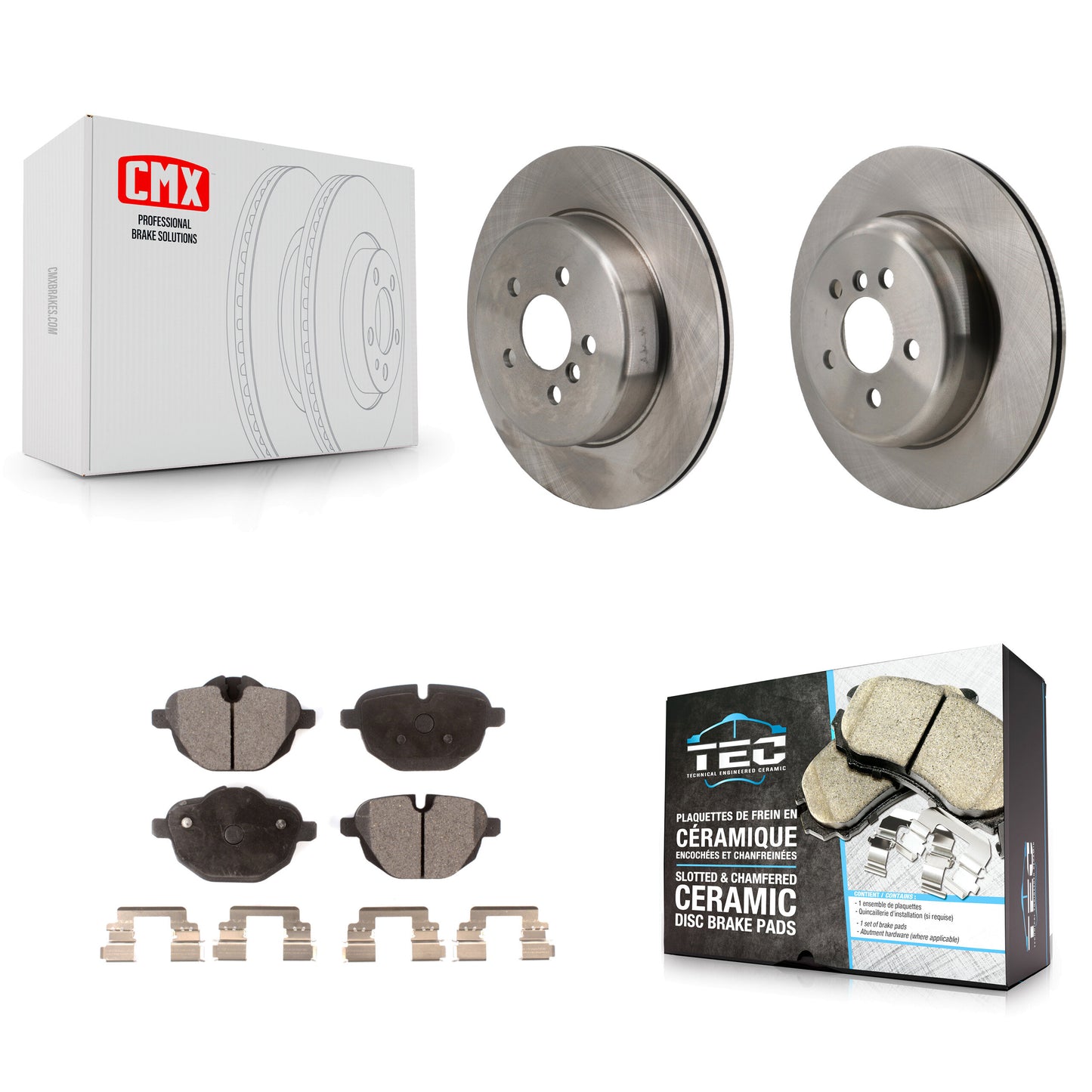 Disc Rotors and Ceramic Brake Pads Kit-K8T-105871 Kit.bestparts.ca