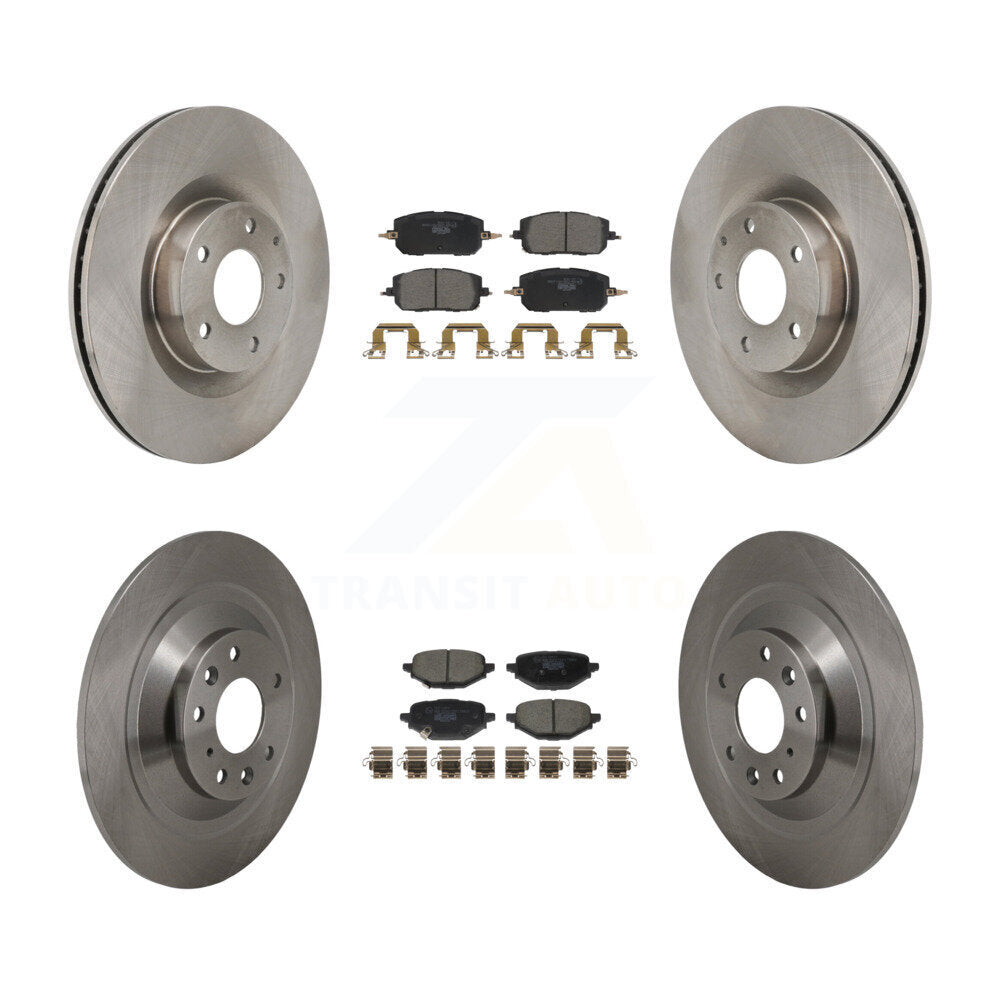 Disc Rotors and Ceramic Brake Pads Kit-K8T-105878