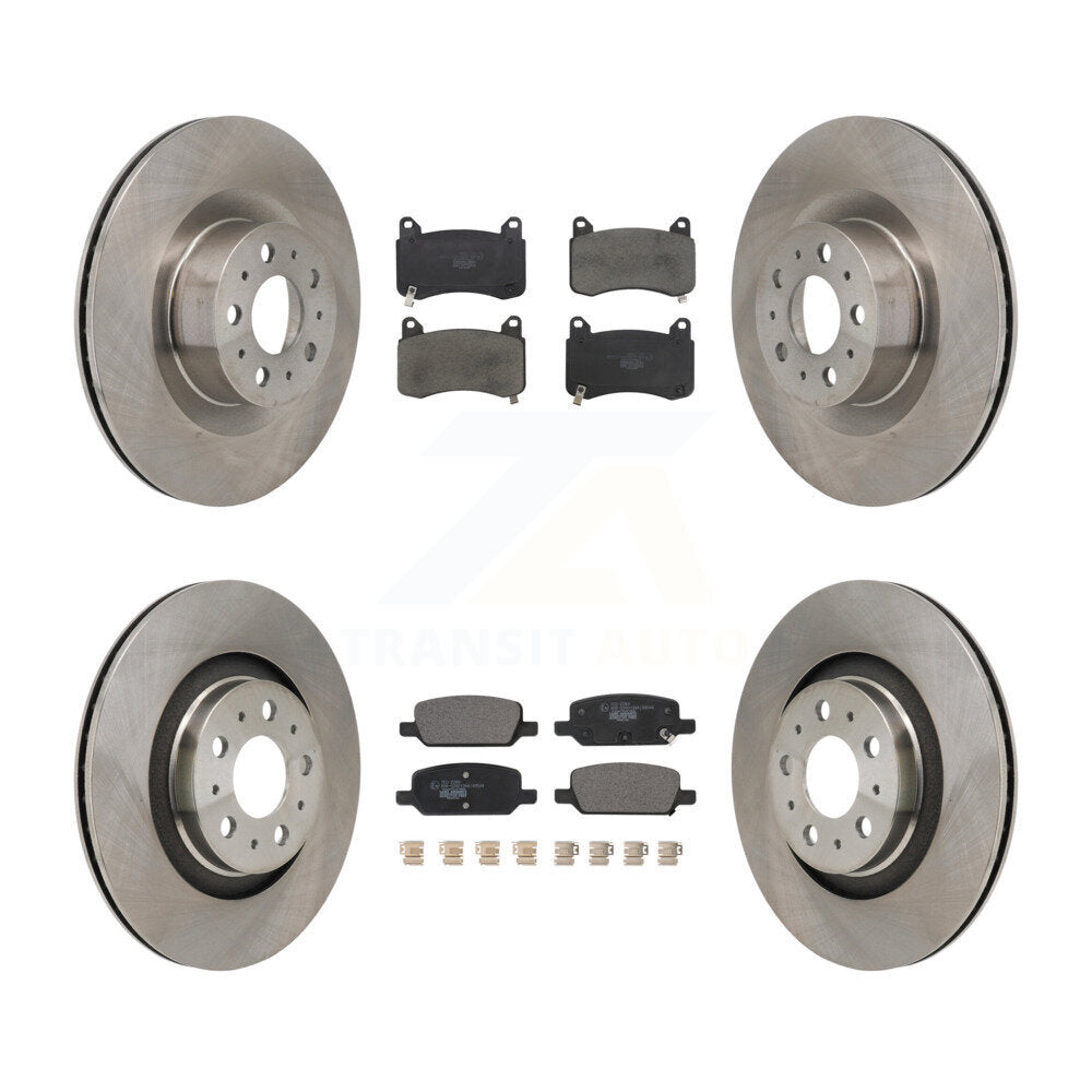 Disc Rotors and Ceramic Brake Pads Kit-K8T-105882