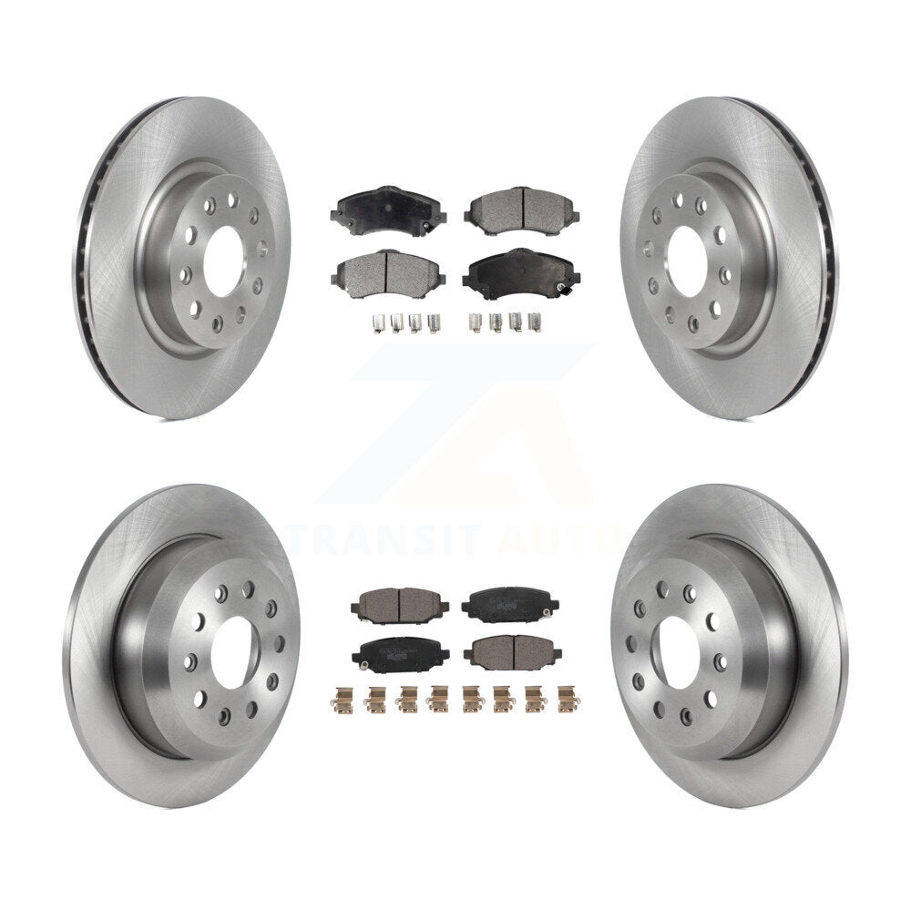 Disc Rotors and Ceramic Brake Pads Kit-K8T-105908