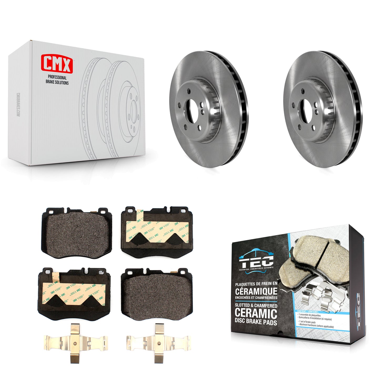 Disc Rotors and Ceramic Brake Pads Kit-K8T-105925 Kit.bestparts.ca