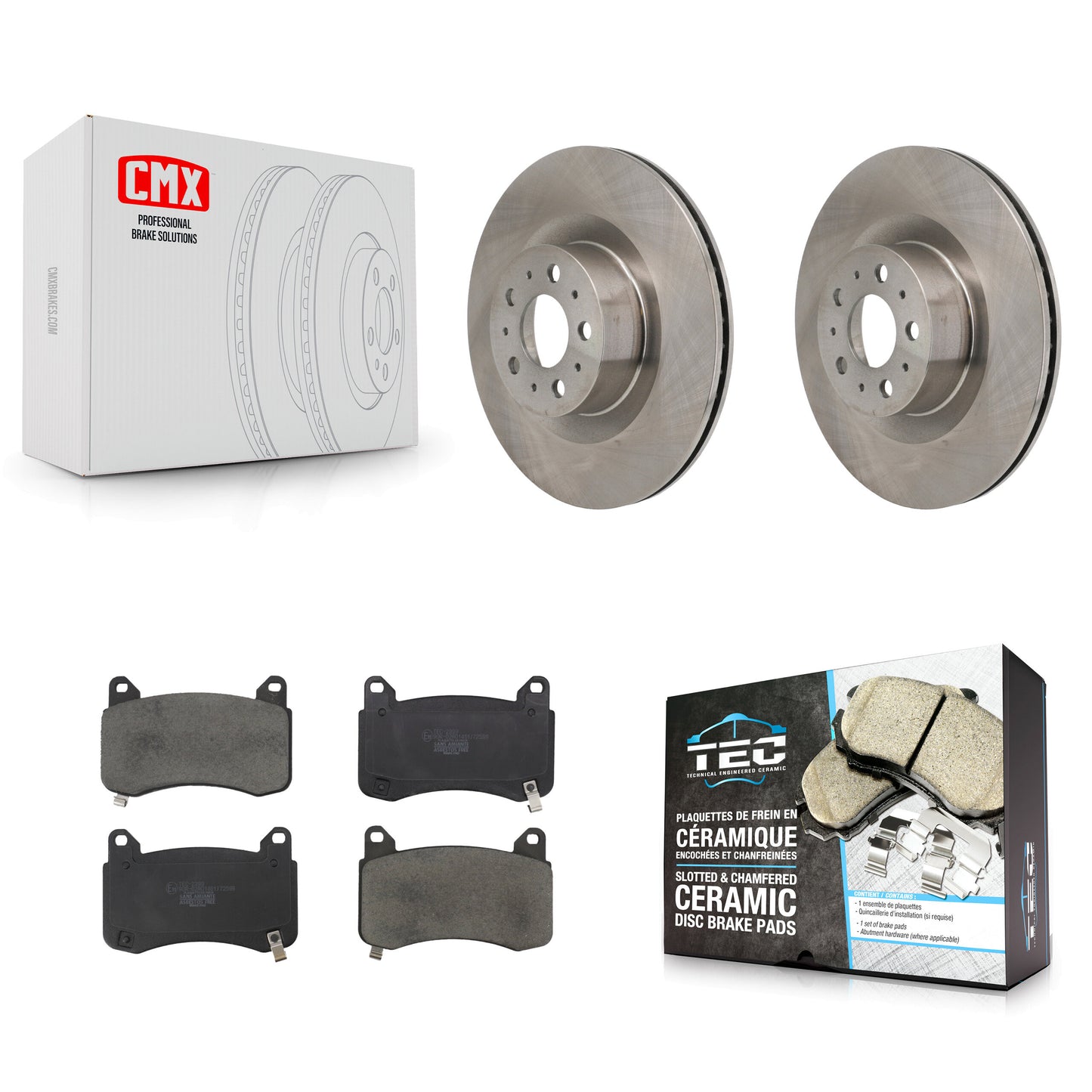 Disc Rotors and Ceramic Brake Pads Kit-K8T-105927 Kit.bestparts.ca