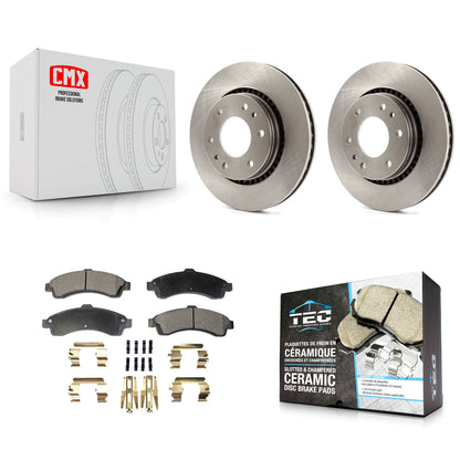 Disc Rotors and Ceramic Brake Pads Kit-K8T-105929