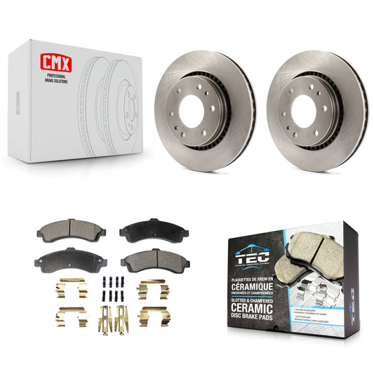 Disc Rotors and Ceramic Brake Pads Kit-K8T-105929