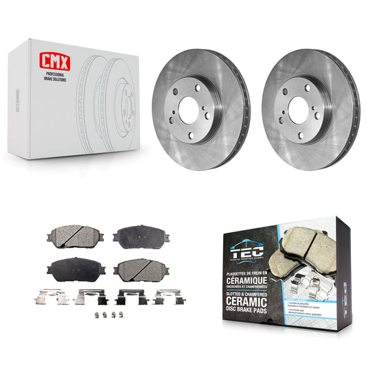 Disc Rotors and Ceramic Brake Pads Kit-K8T-105932