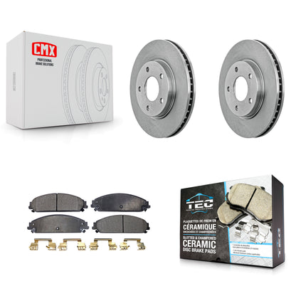 Disc Rotors and Ceramic Brake Pads Kit-K8T-105933
