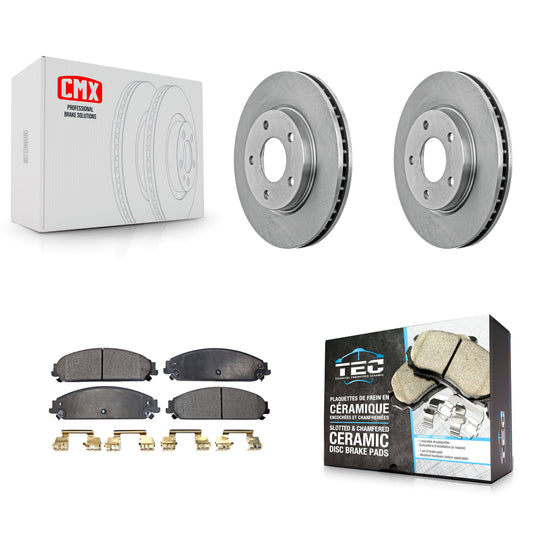 Disc Rotors and Ceramic Brake Pads Kit-K8T-105933