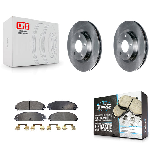 Disc Rotors and Ceramic Brake Pads Kit-K8T-105934