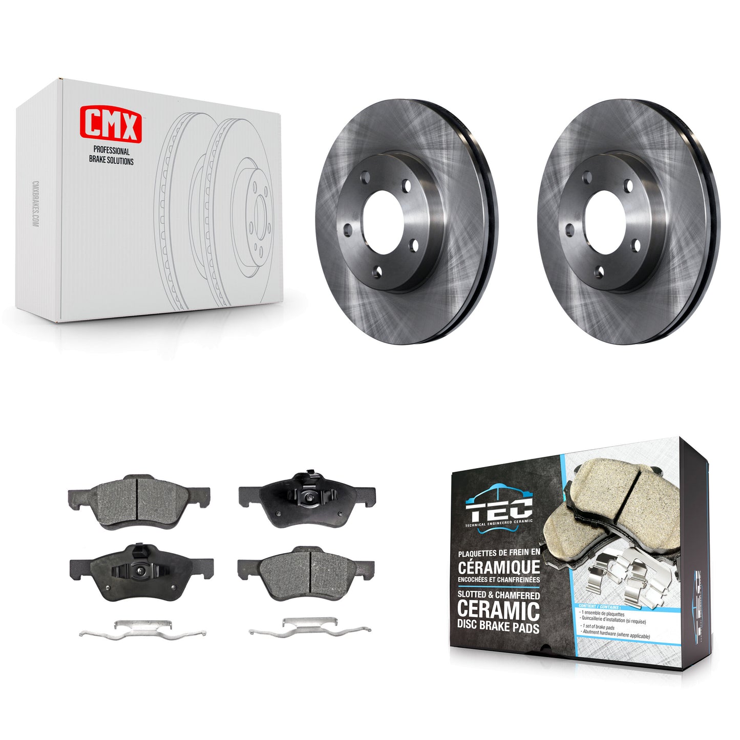 Disc Rotors and Ceramic Brake Pads Kit-K8T-105935 Kit.bestparts.ca