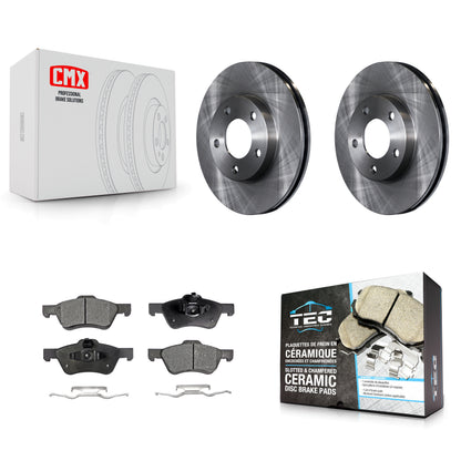 Disc Rotors and Ceramic Brake Pads Kit-K8T-105935