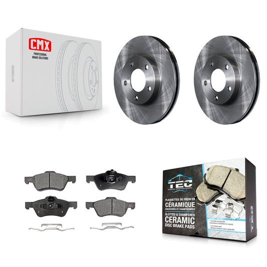 Disc Rotors and Ceramic Brake Pads Kit-K8T-105935