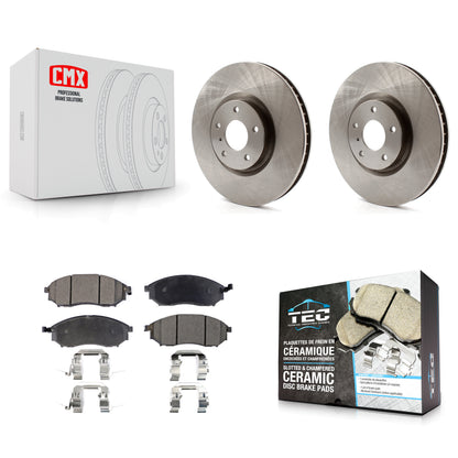 Disc Rotors and Ceramic Brake Pads Kit-K8T-105937