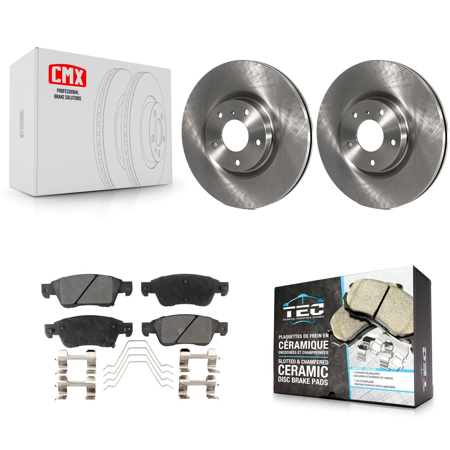 Disc Rotors and Ceramic Brake Pads Kit-K8T-105938 Kit.bestparts.ca