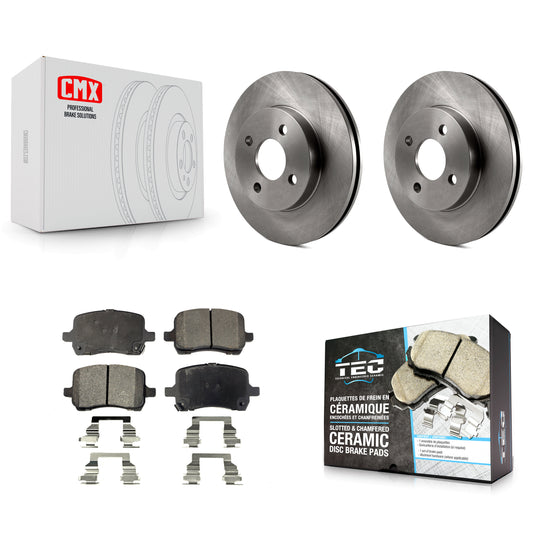 Disc Rotors and Ceramic Brake Pads Kit-K8T-105939