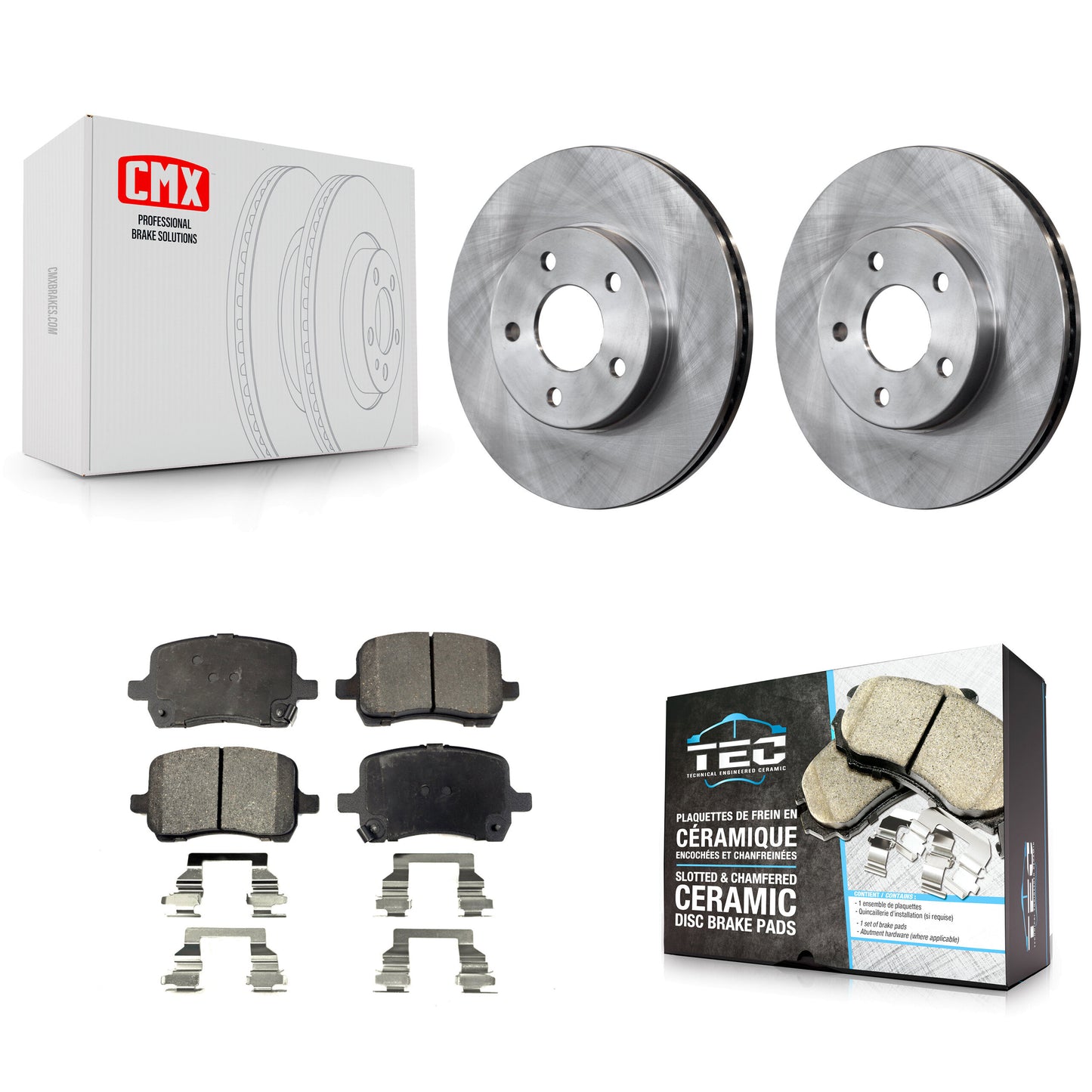 Disc Rotors and Ceramic Brake Pads Kit-K8T-105940 Kit.bestparts.ca