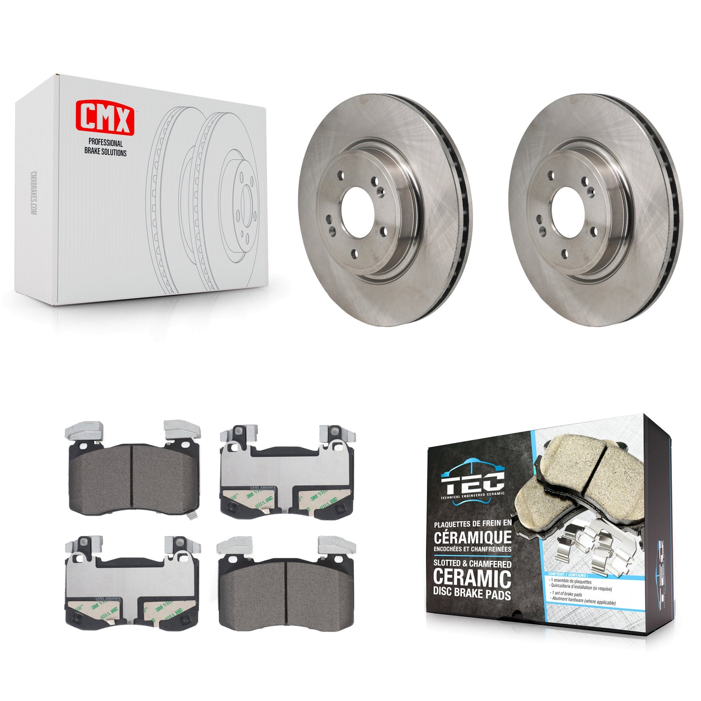 Disc Rotors and Ceramic Brake Pads Kit-K8T-105944 Kit.bestparts.ca