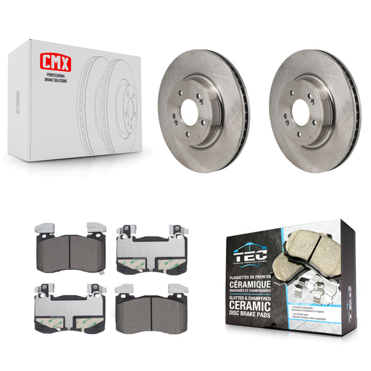 Disc Rotors and Ceramic Brake Pads Kit-K8T-105944