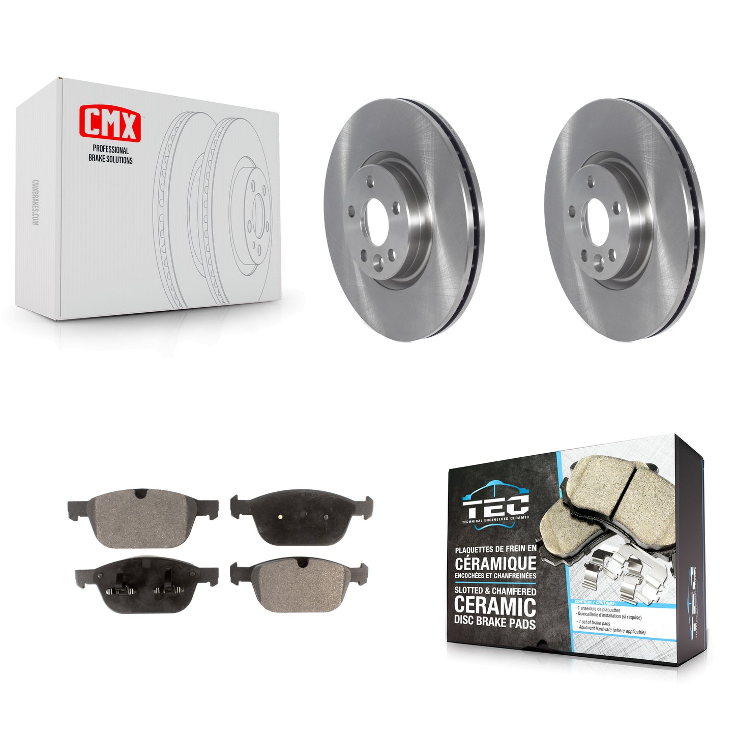 Disc Rotors and Ceramic Brake Pads Kit-K8T-105945 Kit.bestparts.ca