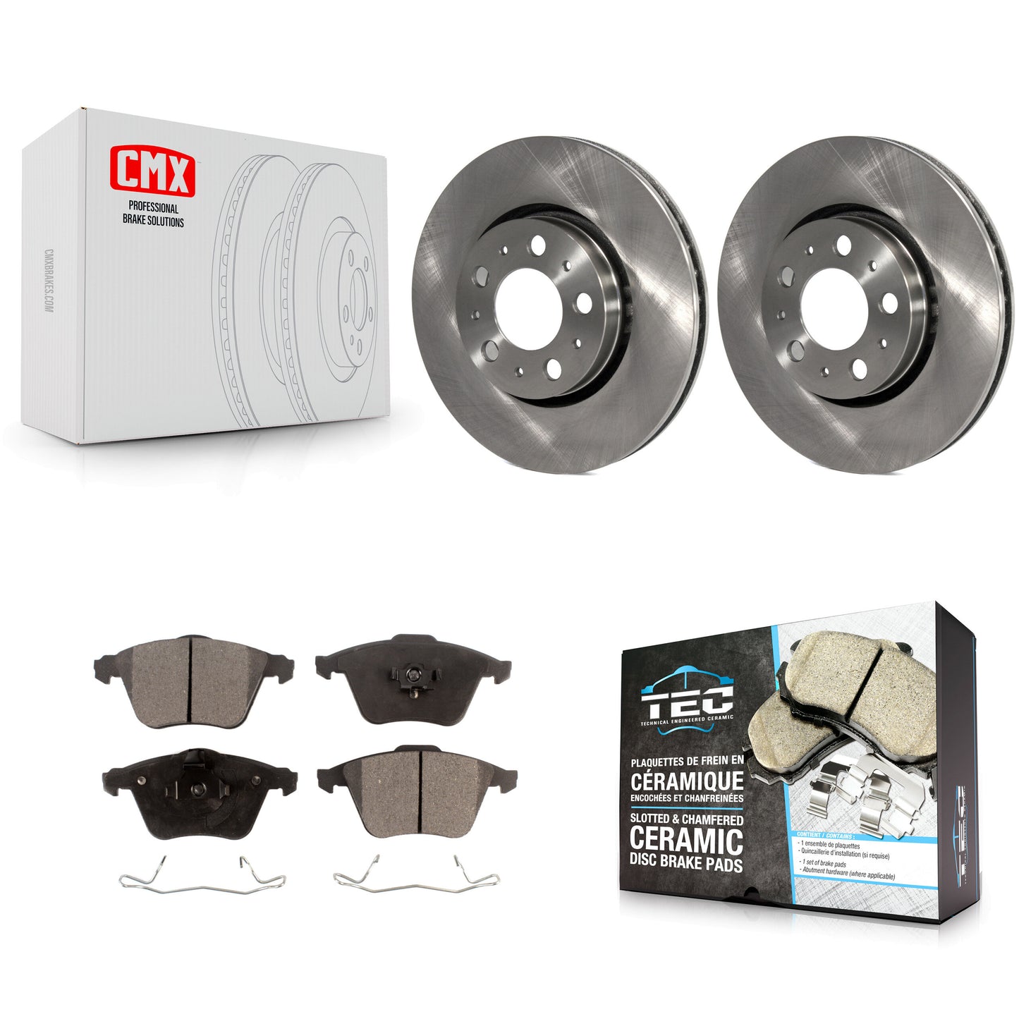 Disc Rotors and Ceramic Brake Pads Kit-K8T-105947 Kit.bestparts.ca
