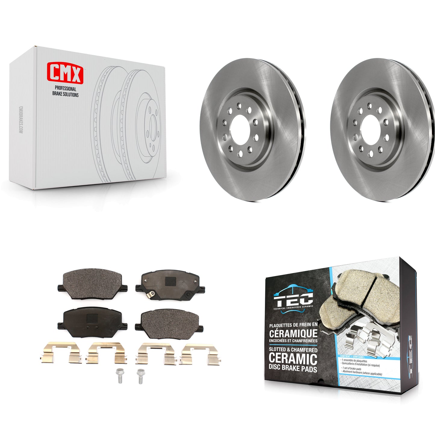 Disc Rotors and Ceramic Brake Pads Kit-K8T-105948 Kit.bestparts.ca