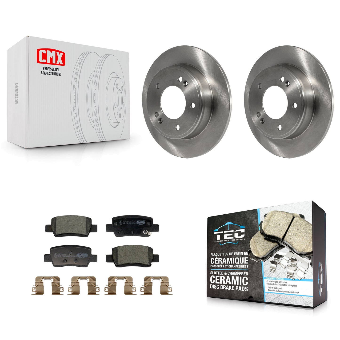 Disc Rotors and Ceramic Brake Pads Kit-K8T-105950 Kit.bestparts.ca