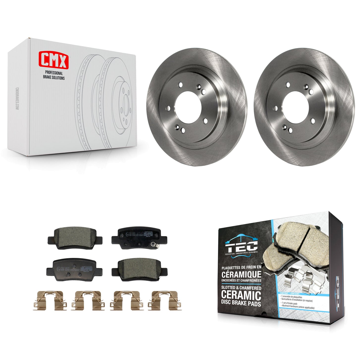 Disc Rotors and Ceramic Brake Pads Kit-K8T-105951 Kit.bestparts.ca