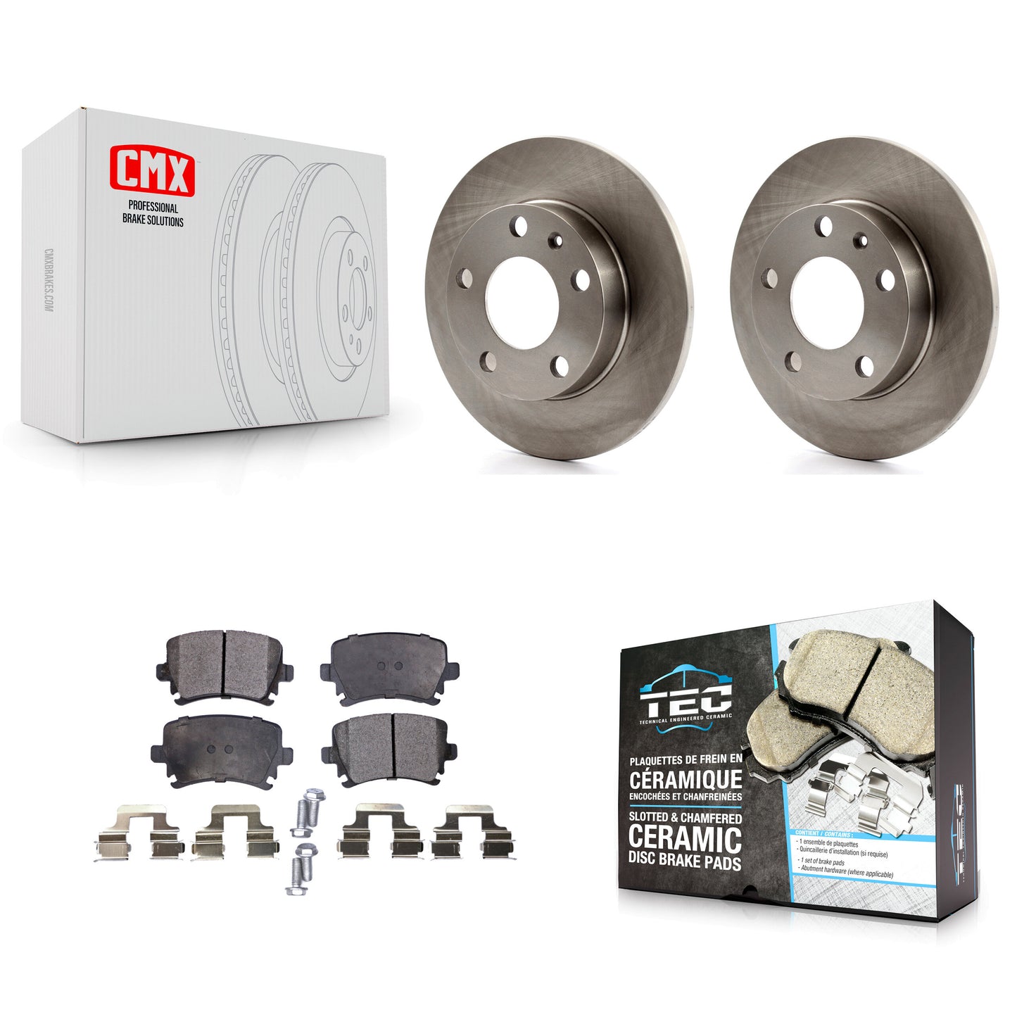Disc Rotors and Ceramic Brake Pads Kit-K8T-105952 Kit.bestparts.ca