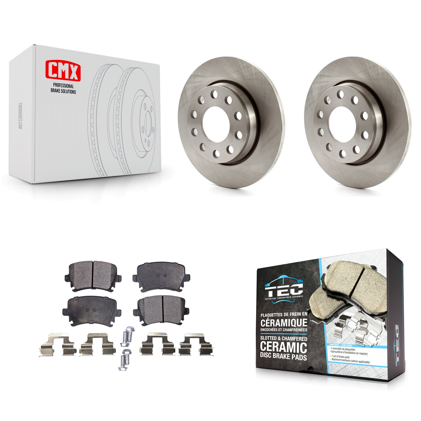 Disc Rotors and Ceramic Brake Pads Kit-K8T-105953 Kit.bestparts.ca