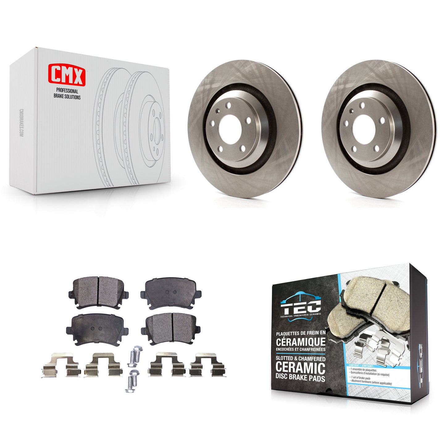 Disc Rotors and Ceramic Brake Pads Kit-K8T-105954 Kit.bestparts.ca
