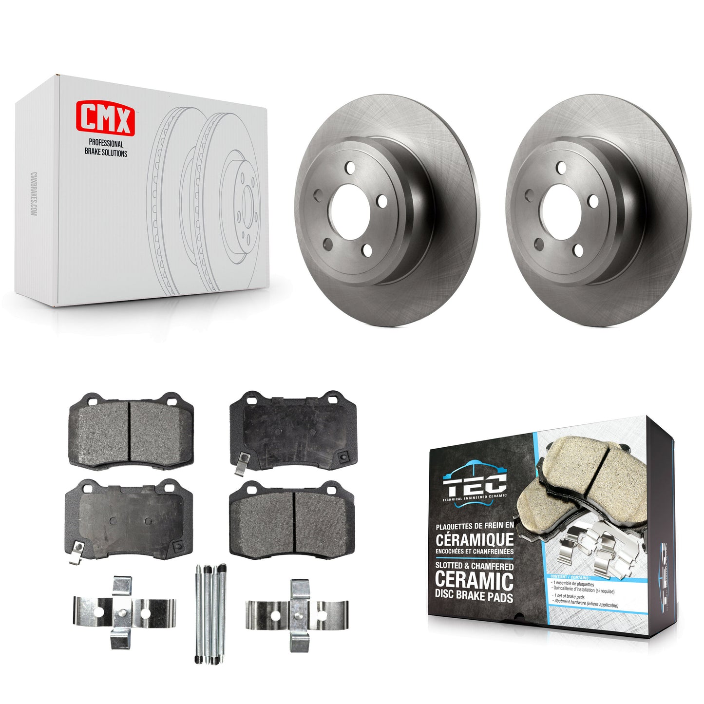 Disc Rotors and Ceramic Brake Pads Kit-K8T-105957 Kit.bestparts.ca