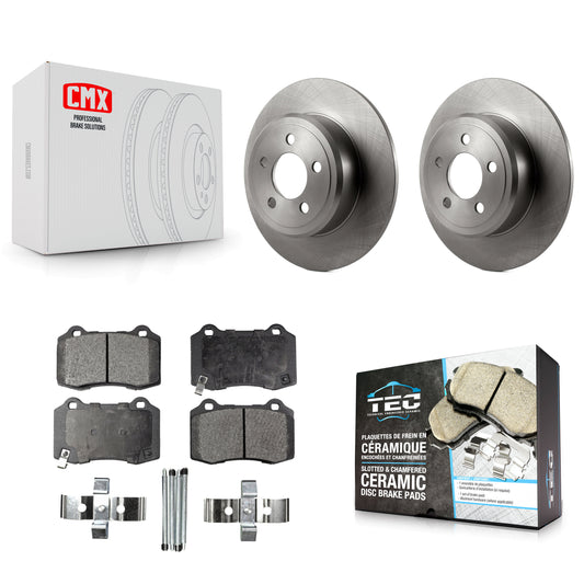 Disc Rotors and Ceramic Brake Pads Kit-K8T-105957