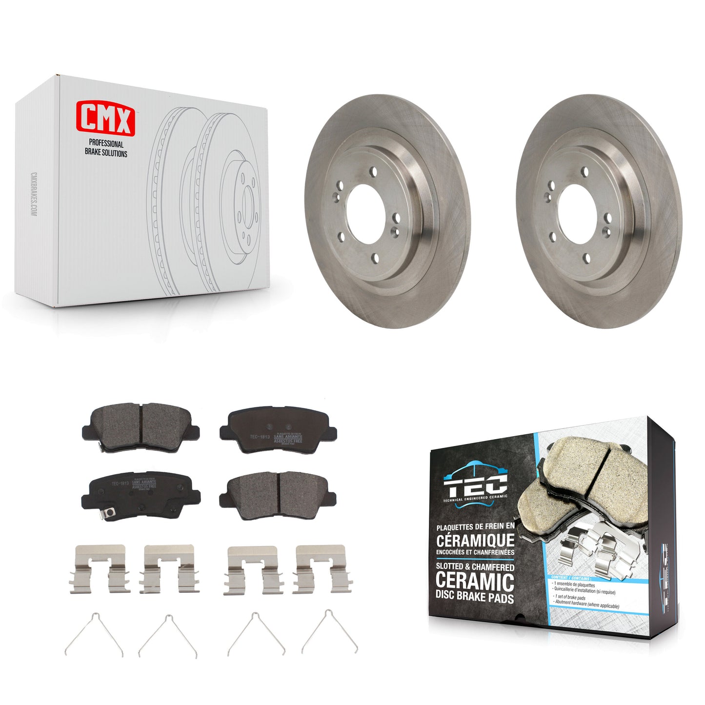 Disc Rotors and Ceramic Brake Pads Kit-K8T-105958 Kit.bestparts.ca