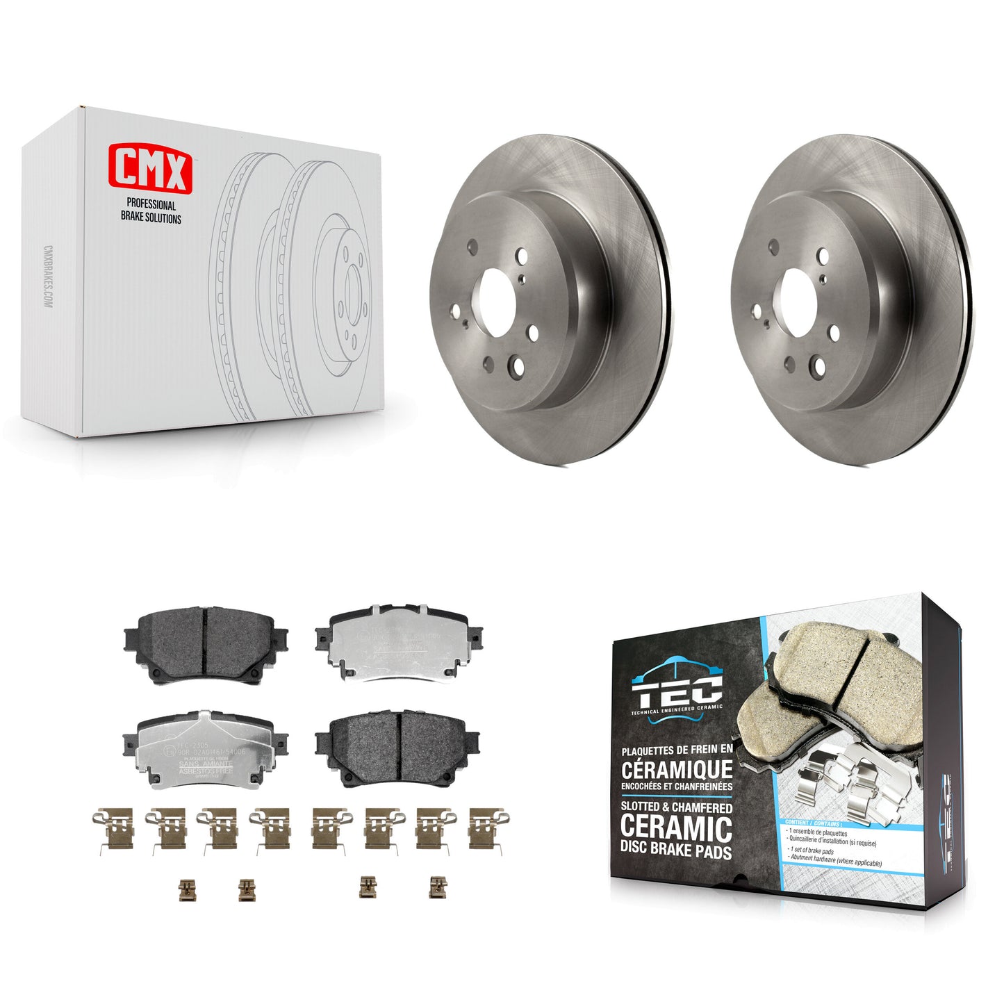 Disc Rotors and Ceramic Brake Pads Kit-K8T-105960 Kit.bestparts.ca