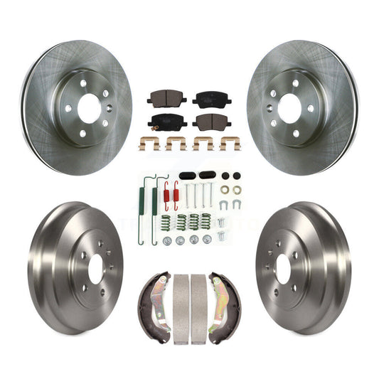 Disc Rotors and Ceramic Brake Pads Kit-K8T-105975