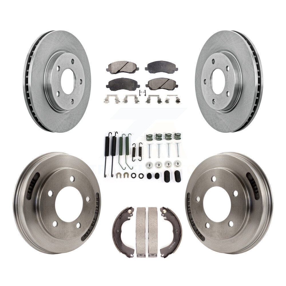 Disc Rotors and Ceramic Brake Pads Kit-K8T-105977