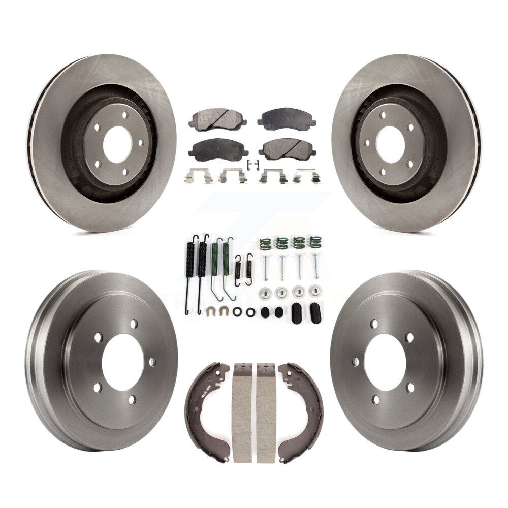 Disc Rotors and Ceramic Brake Pads Kit-K8T-105979