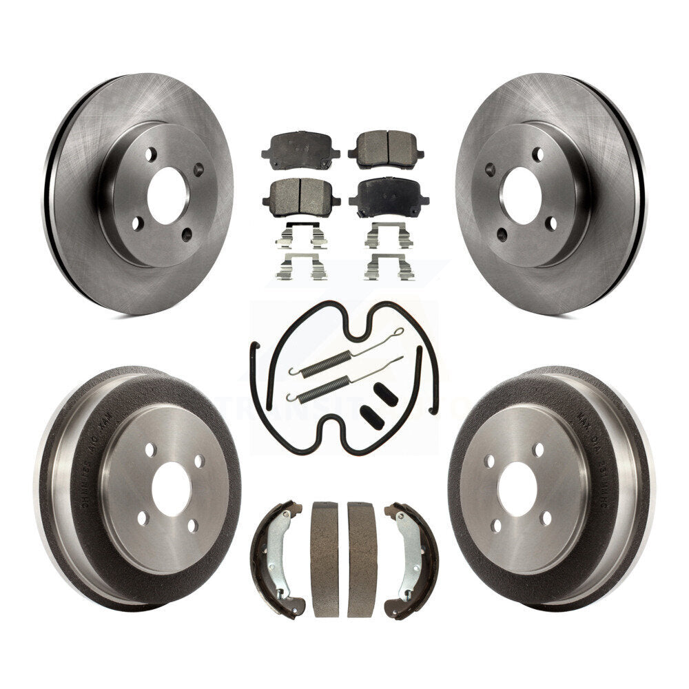 Disc Rotors and Ceramic Brake Pads Kit-K8T-105980