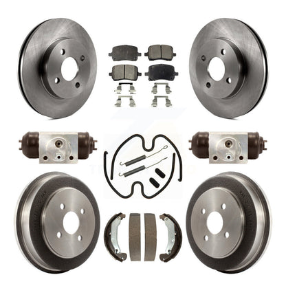Disc Rotors and Ceramic Brake Pads Kit-K8T-105992