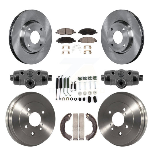 Disc Rotors and Ceramic Brake Pads Kit-K8T-105999