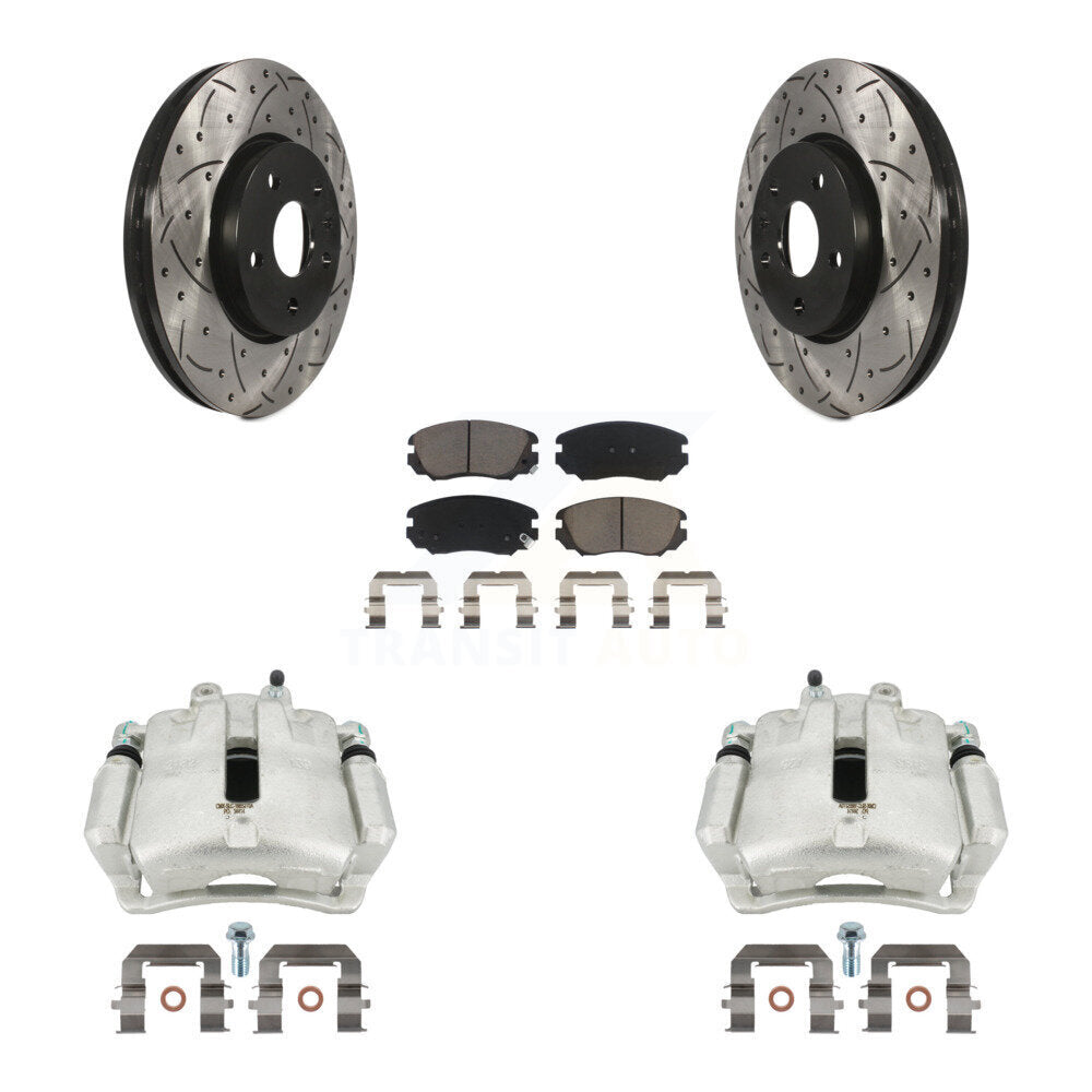 Disc Rotors and Brake Pads Kit-KCD-100166C - Kit.bestparts.ca Kit.bestparts.ca