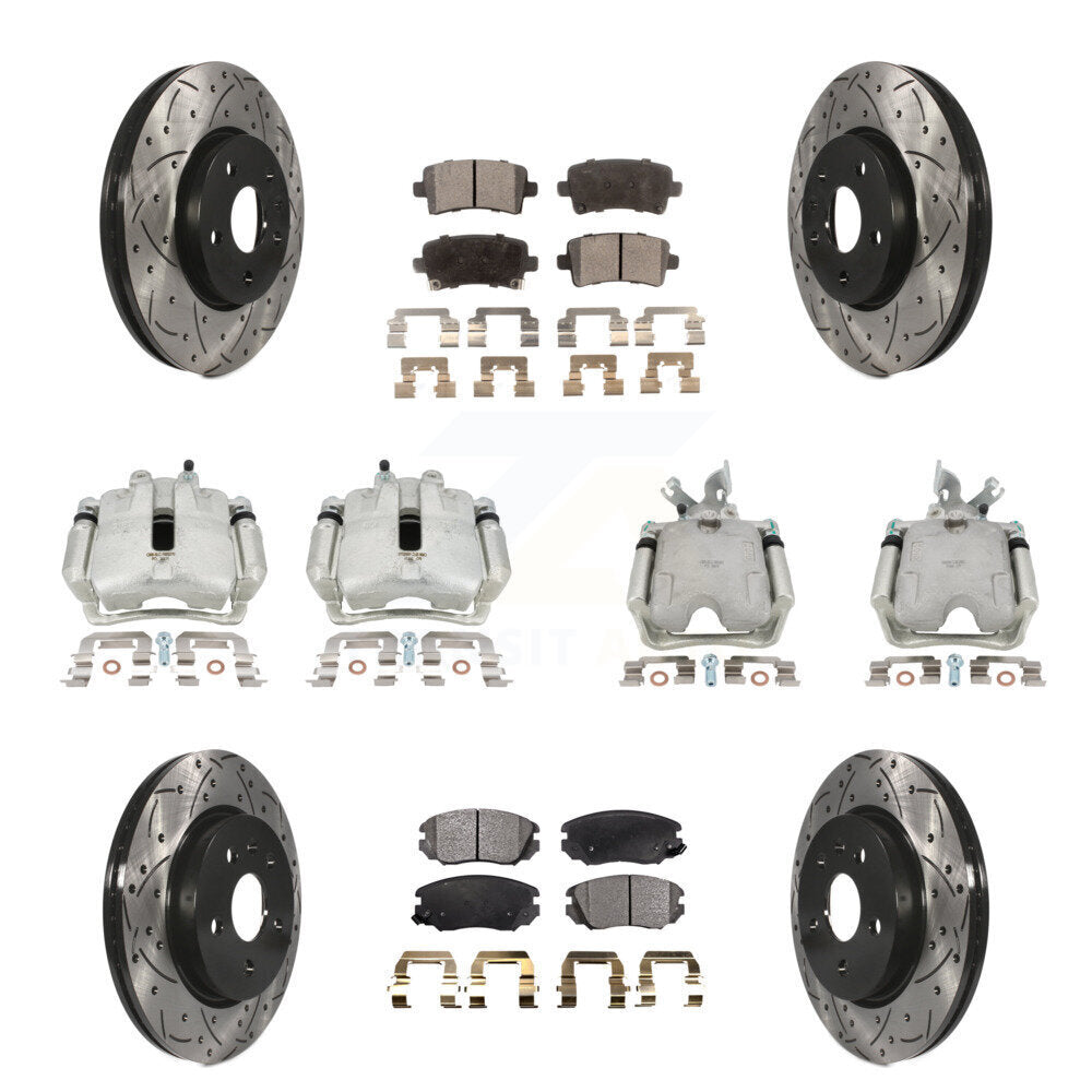 Disc Rotors and Brake Pads Kit-KCD-100233P - Kit.bestparts.ca Kit.bestparts.ca