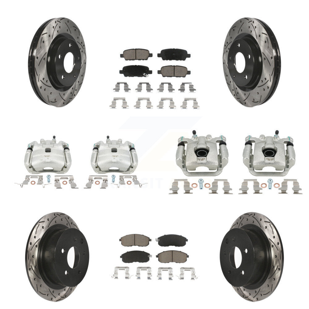 Disc Rotors and Brake Pads Kit-KCD-100254C - Kit.bestparts.ca Kit.bestparts.ca