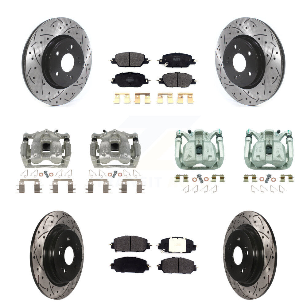Disc Rotors and Brake Pads Kit-KCD-100254P - Kit.bestparts.ca Kit.bestparts.ca