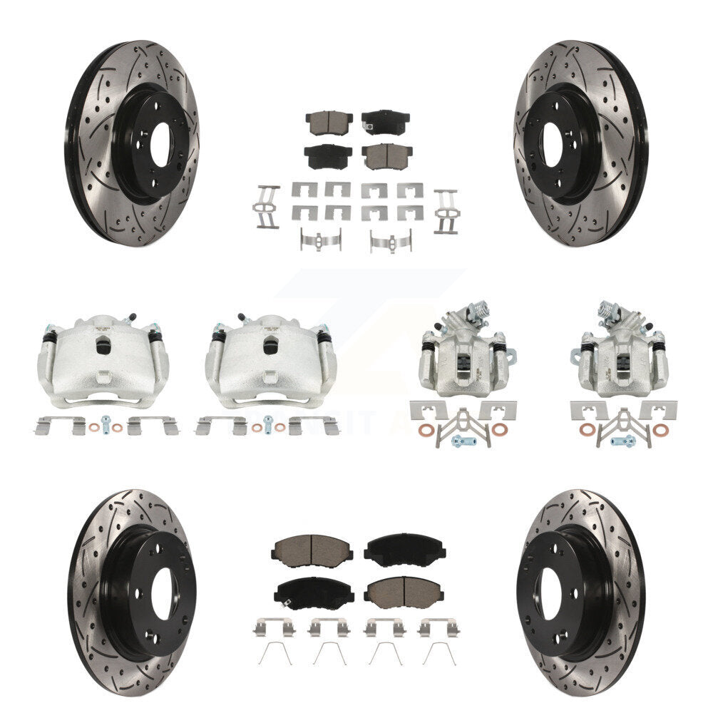 Disc Rotors and Brake Pads Kit-KCD-100258C - Kit.bestparts.ca Kit.bestparts.ca